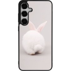 Coque Samsung Galaxy S24+ - Silicone rigide noir Easter 2024 bunny butt