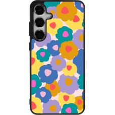 Coque Samsung Galaxy S24+ - Silicone rigide noir Easter 2024 flower power