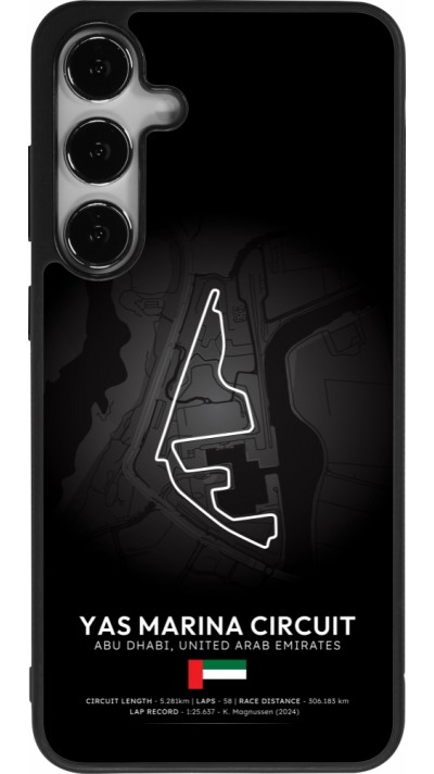 Coque Samsung Galaxy S24+ - Silicone rigide noir F1 Track 2025 Abu Dhabi