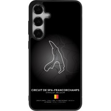 Coque Samsung Galaxy S24+ - Silicone rigide noir F1 Track 2025 Belgium