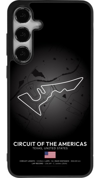 Samsung Galaxy S24+ Case Hülle - Silikon schwarz F1 Track 2025 United States