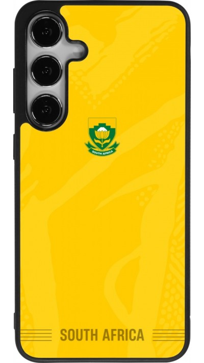 Samsung Galaxy S24+ Case Hülle - Silikon schwarz Südafrika 2026 personalisierbares Fussballtrikot