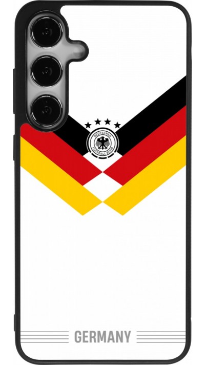 Samsung Galaxy S24+ Case Hülle - Silikon schwarz Deutschland 2026 personalisierbares Fussballtrikot