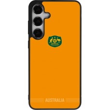 Samsung Galaxy S24+ Case Hülle - Silikon schwarz Australien 2026 personalisierbares Fussballtrikot