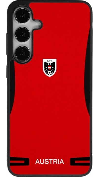 Samsung Galaxy S24+ Case Hülle - Silikon schwarz O?sterreich 2026 personalisierbares Fussballtrikot