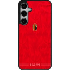 Samsung Galaxy S24+ Case Hülle - Silikon schwarz Belgien 2026 personalisierbares Fussballtrikot