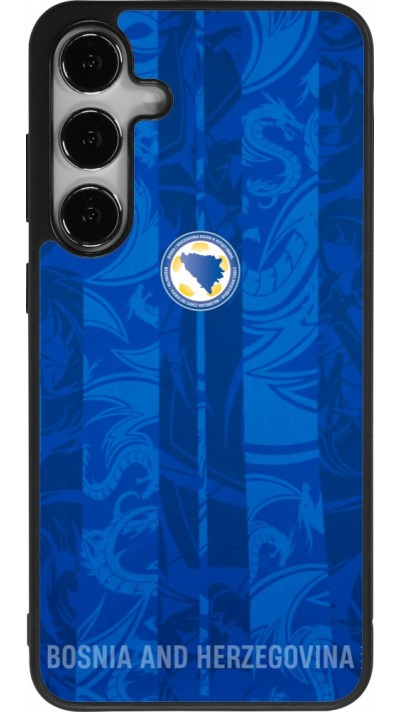 Samsung Galaxy S24+ Case Hülle - Silikon schwarz Bosnien und Herzegowina 2026 personalisierbares Fussballtrikot