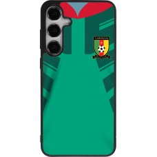 Samsung Galaxy S24+ Case Hülle - Silikon schwarz Kamerun 2022 personalisierbares Fussballtrikot