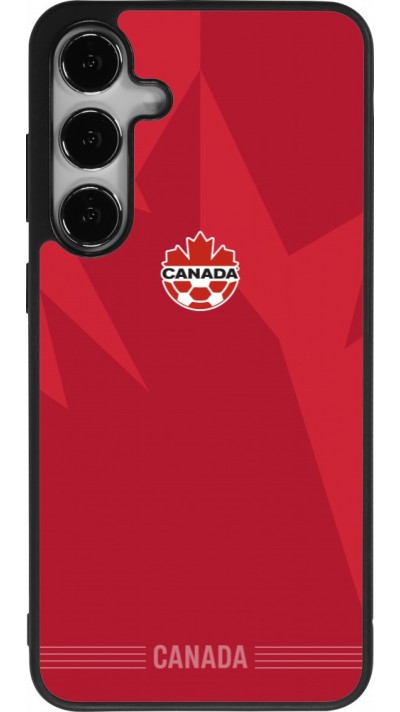 Samsung Galaxy S24+ Case Hülle - Silikon schwarz Kanada 2026 personalisierbares Fussballtrikot