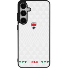 Samsung Galaxy S24+ Case Hülle - Silikon schwarz Irak 2026 personalisierbares Fussballtrikot