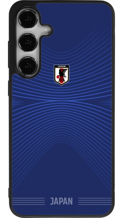 Samsung Galaxy S24+ Case Hülle - Silikon schwarz Japan 2022 personalisierbares Fussballtrikot