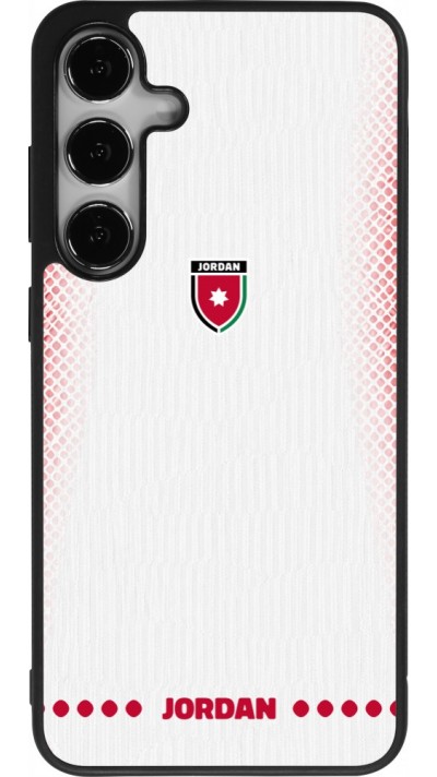 Samsung Galaxy S24+ Case Hülle - Silikon schwarz Jordanien 2026 personalisierbares Fussballtrikot