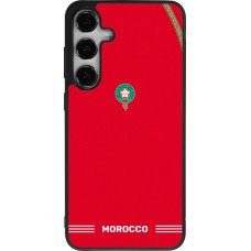 Samsung Galaxy S24+ Case Hülle - Silikon schwarz Marokko 2026 personalisierbares Fussballtrikot