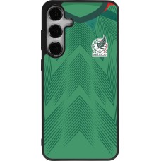 Samsung Galaxy S24+ Case Hülle - Silikon schwarz Mexiko 2022 personalisierbares Fussballtrikot