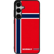 Samsung Galaxy S24+ Case Hülle - Silikon schwarz Norwegen 2026 personalisierbares Fussballtrikot