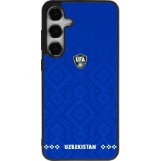 Samsung Galaxy S24+ Case Hülle - Silikon schwarz Usbekistan 2026 personalisierbares Fussballtrikot