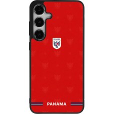 Samsung Galaxy S24+ Case Hülle - Silikon schwarz Panama 2026 personalisierbares Fussballtrikot