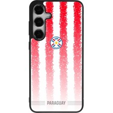 Samsung Galaxy S24+ Case Hülle - Silikon schwarz Paraguay 2026 personalisierbares Fussballtrikot