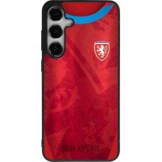 Samsung Galaxy S24+ Case Hülle - Silikon schwarz Tschechische Republik personalisierbares Fussballtrikot