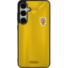 Samsung Galaxy S24+ Case Hülle - Silikon schwarz Fussballtrikot Rumänien