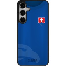 Samsung Galaxy S24+ Case Hülle - Silikon schwarz Fussballtrikot Slowakei