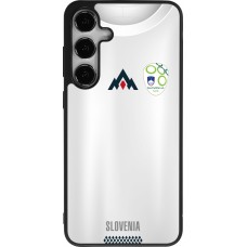 Samsung Galaxy S24+ Case Hülle - Silikon schwarz Fussballtrikot Slowenien