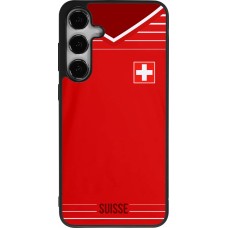 Samsung Galaxy S24+ Case Hülle - Silikon schwarz Football shirt Switzerland 2022