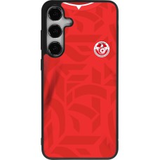Samsung Galaxy S24+ Case Hülle - Silikon schwarz Tunesien 2022 personalisierbares Fussballtrikot