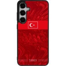Samsung Galaxy S24+ Case Hülle - Silikon schwarz Türkei 2026 personalisierbares Fussballtrikot