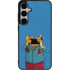 Samsung Galaxy S24+ Case Hülle - Silikon schwarz Frog with camera DTMF