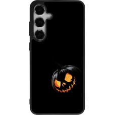 Samsung Galaxy S24+ Case Hülle - Silikon schwarz Halloween 2023 discreet pumpkin