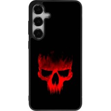 Samsung Galaxy S24+ Case Hülle - Silikon schwarz Halloween 2023 scary skull