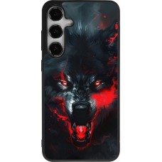 Samsung Galaxy S24+ Case Hülle - Silikon schwarz Halloween 2024 mad werewolf