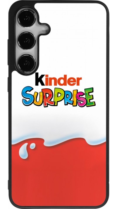 Coque Samsung Galaxy S24+ - Silicone rigide noir Kinder Surprise Coque Samsung Galaxy S24+ - Silicone rigide noir Kinder Surprise