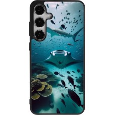 Samsung Galaxy S24+ Case Hülle - Silikon schwarz Manta Lagune Reinigung