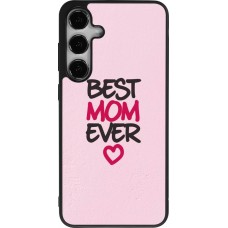 Samsung Galaxy S24+ Case Hülle - Silikon schwarz Mom 2023 best Mom ever pink