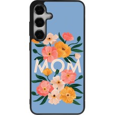 Samsung Galaxy S24+ Case Hülle - Silikon schwarz Mom 2026 Flowers