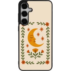 Coque Samsung Galaxy S24+ - Silicone rigide noir Half moon stamp 2026