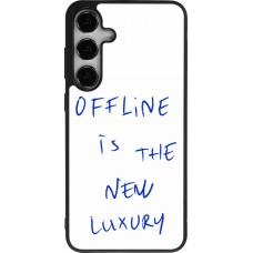 Samsung Galaxy S24+ Case Hülle - Silikon schwarz Offline is the new luxury