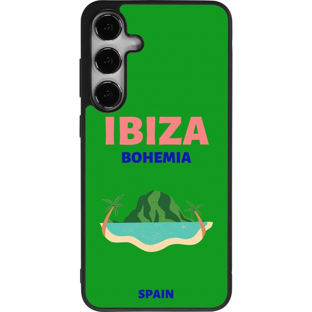 Samsung Galaxy S24+ Case Hülle - Silikon schwarz Pop Summer Destination Ibiza