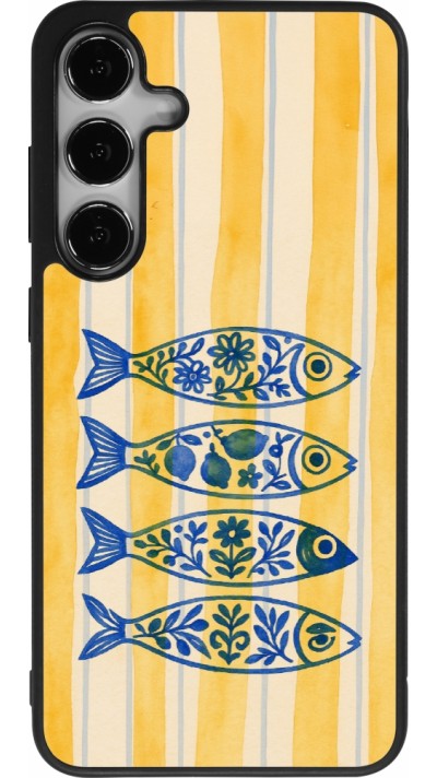 Samsung Galaxy S24+ Case Hülle - Silikon schwarz Portuguese fish 2026
