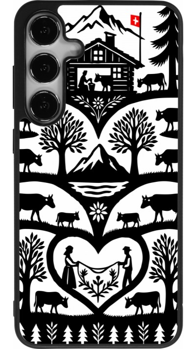 Samsung Galaxy S24+ Case Hülle - Silikon schwarz Poya Schweiz 2