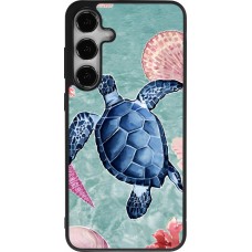 Samsung Galaxy S24+ Case Hülle - Silikon schwarz Preppy Turtle
