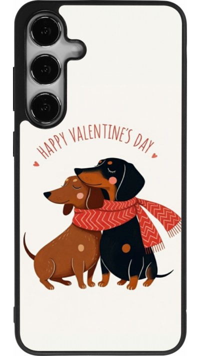 Samsung Galaxy S24+ Case Hülle - Silikon schwarz Saint Valentines Day 26 Happy Valentine