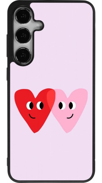 Samsung Galaxy S24+ Case Hülle - Silikon schwarz Saint Valentines Day 26 Heart