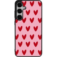 Samsung Galaxy S24+ Case Hülle - Silikon schwarz Saint Valentines Day 26 Pattern heart