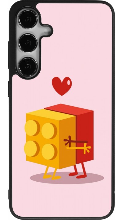 Samsung Galaxy S24+ Case Hülle - Silikon schwarz Saint Valentines Day 26 Puzzle