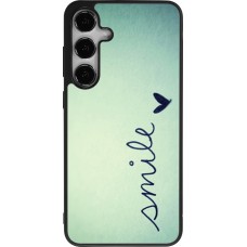 Coque Samsung Galaxy S24+ - Silicone rigide noir Smile