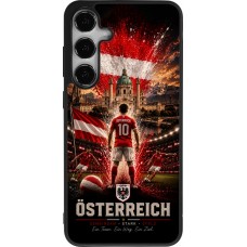 Samsung Galaxy S24+ Case Hülle - Silikon schwarz Fussball Österreich splash 2026