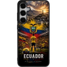 Samsung Galaxy S24+ Case Hülle - Silikon schwarz Fussball Ecuador splash 2026